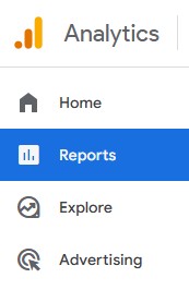GA4 Realtime report showing an active user and page title/path appearing