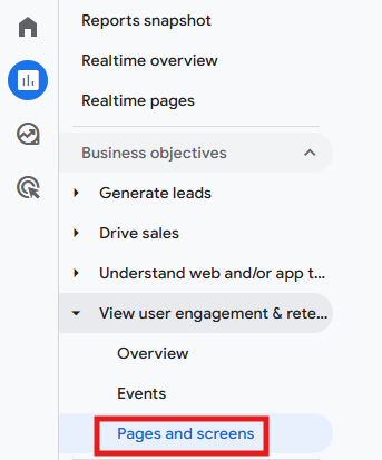 GA4 DebugView showing a timeline of events with parameters
