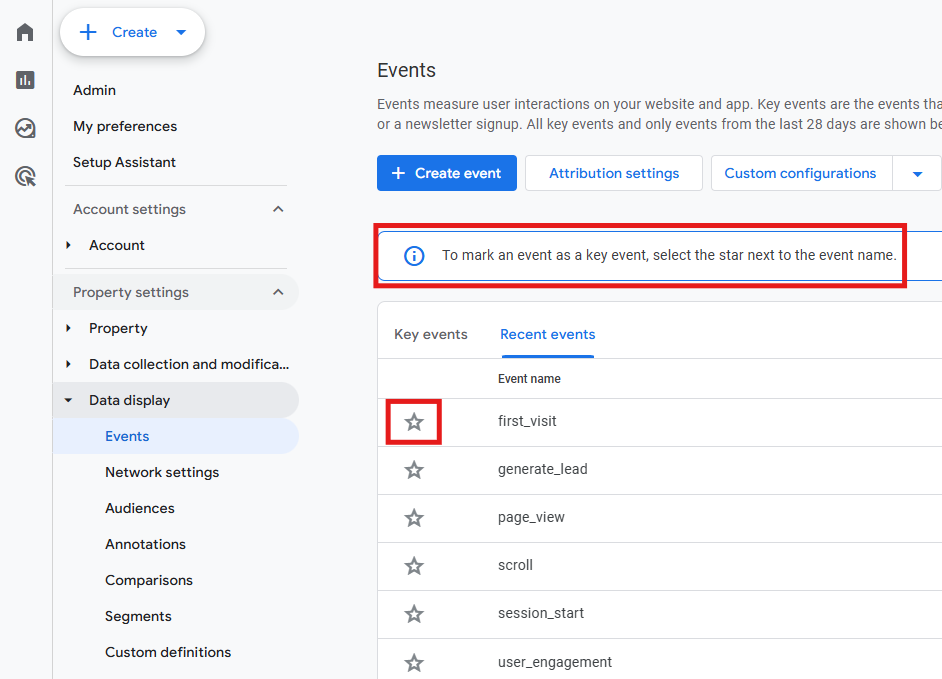 GA4 Reporting identity settings with the Blended option selected