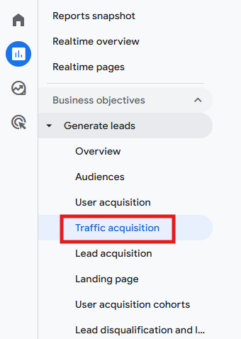 GA4 business information prompts showing industry category and business size fields